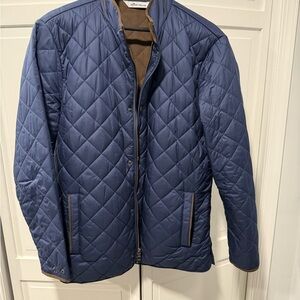 Peter Millar Suffolk Men's Blue Quilted Jacket